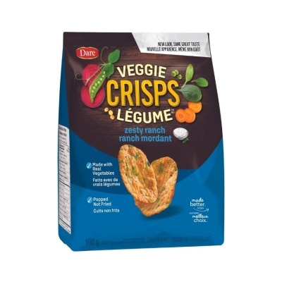 DAREFOOD Darefood Veggie Crisps Légume - Zesty Ranch 100g