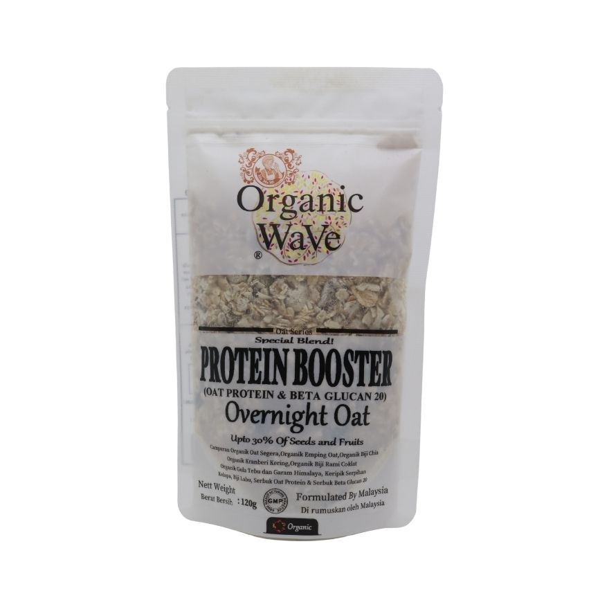 Organice Wave Overnight Oat - Protein Booster 120g