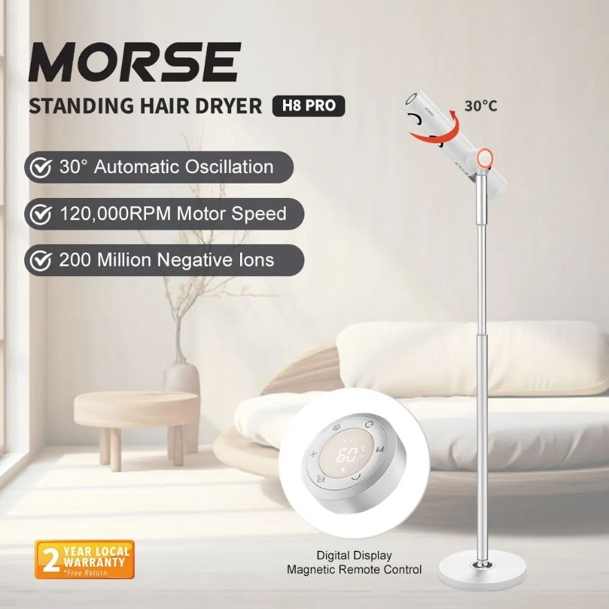 Standing Hair Dryer H8 Pro With 120000rpm Motor Speed