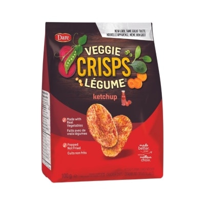 DAREFOOD Veggie Crisps Légume - Ketchup 100g