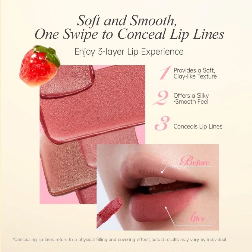Silky Creamy Matte Lip Mud M08