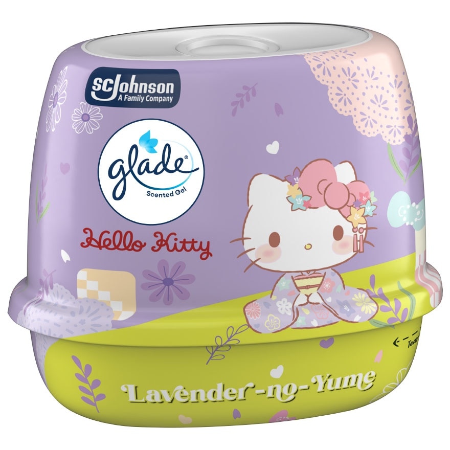 Hello Kitty Scented Gel Limited Edition Purple Kimono 180g