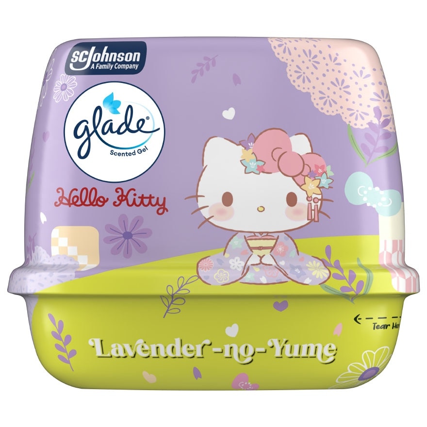 Hello Kitty Scented Gel Limited Edition Purple Kimono 180g