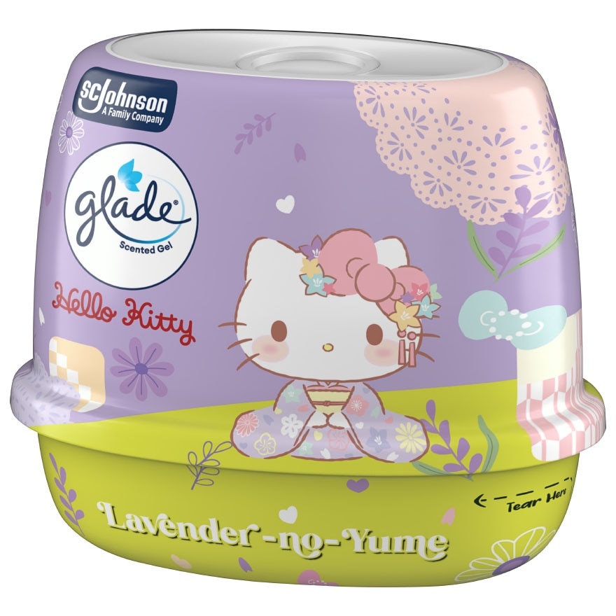 Hello Kitty Scented Gel Limited Edition Purple Kimono 180g