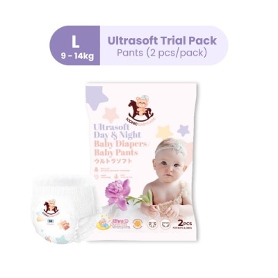 ICONIC [Trial Pack] Ultrasoft Day & Night Baby Pants - Pants L (2pcs)