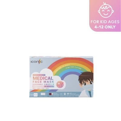 ICONIC 3ply Kid Winter Blue 50s'