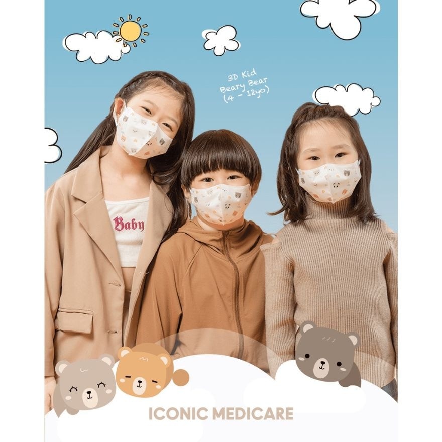 3D Kid 4D Disposable Beary Bear 20s'