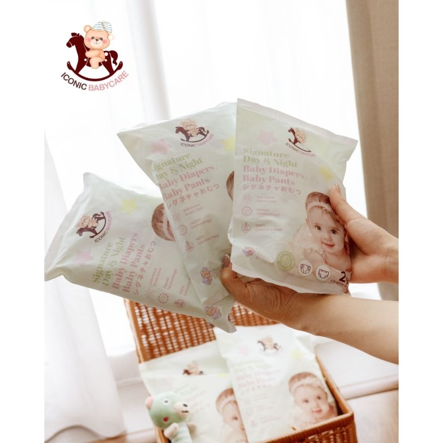 [Trial Pack] Signature Day & Night Baby Diapers - Tape M (2pcs)