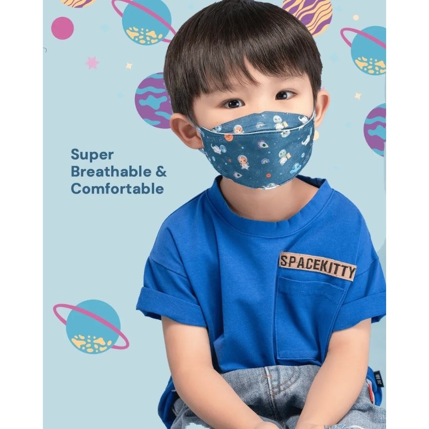 KF99 Kid Protective Respirator Space Dino 10s'
