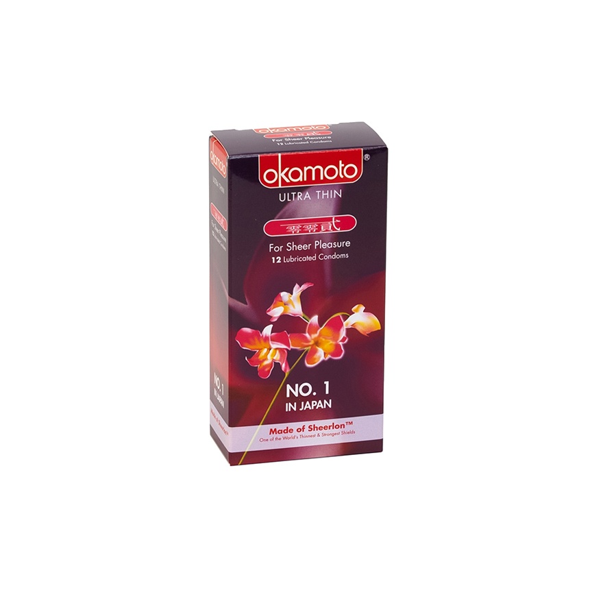 Ultra Thin Lubricated Condom Orchid 12's