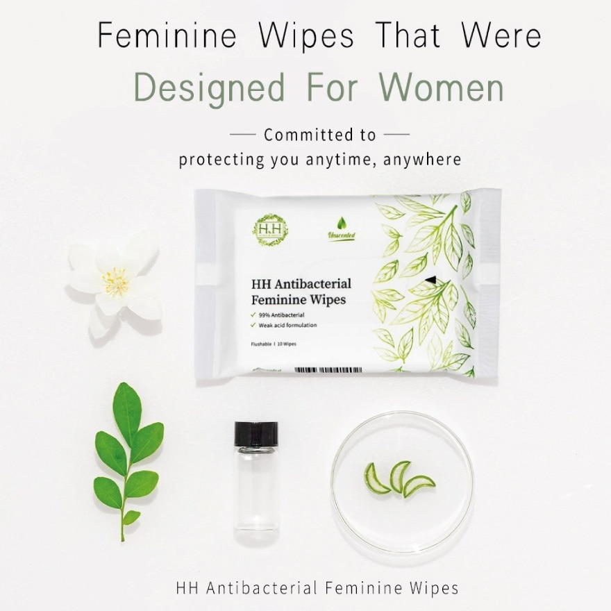 GWP Antibacterial Feminine Wipes (Unscented) 10S (While Stock Lasts)