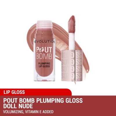 REVOLUTION - Pout Bomb Plumping Gloss Doll Nude