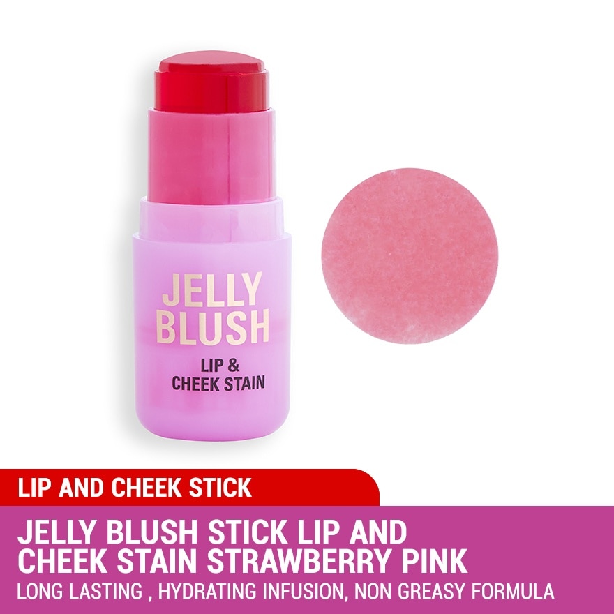 Jelly Blush Stick Lip and Cheek Stain Pink