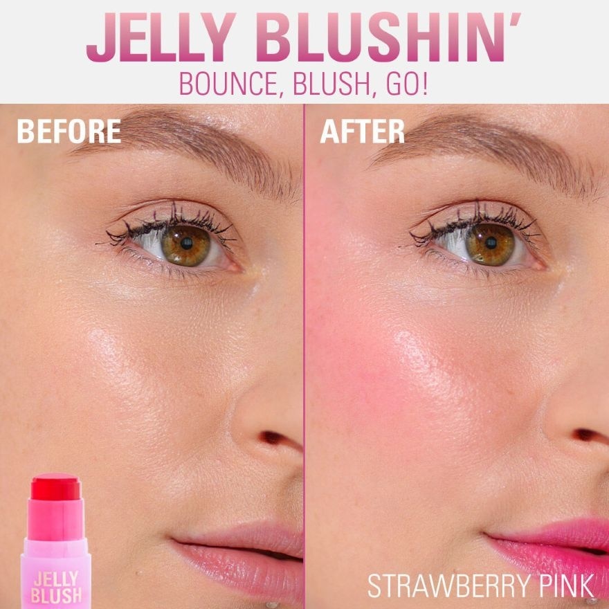 Jelly Blush Stick Lip and Cheek Stain Pink