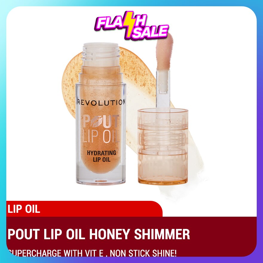 Pout Lip Oil Honey Shimmer