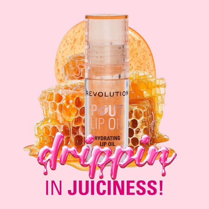 Pout Lip Oil Honey Shimmer