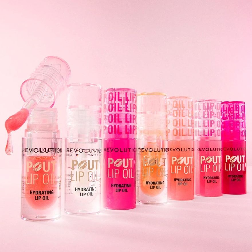 Pout Lip Oil Glam Pink Shimmer