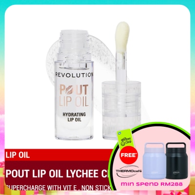 REVOLUTION - Pout Lip Oil Lychee Clear