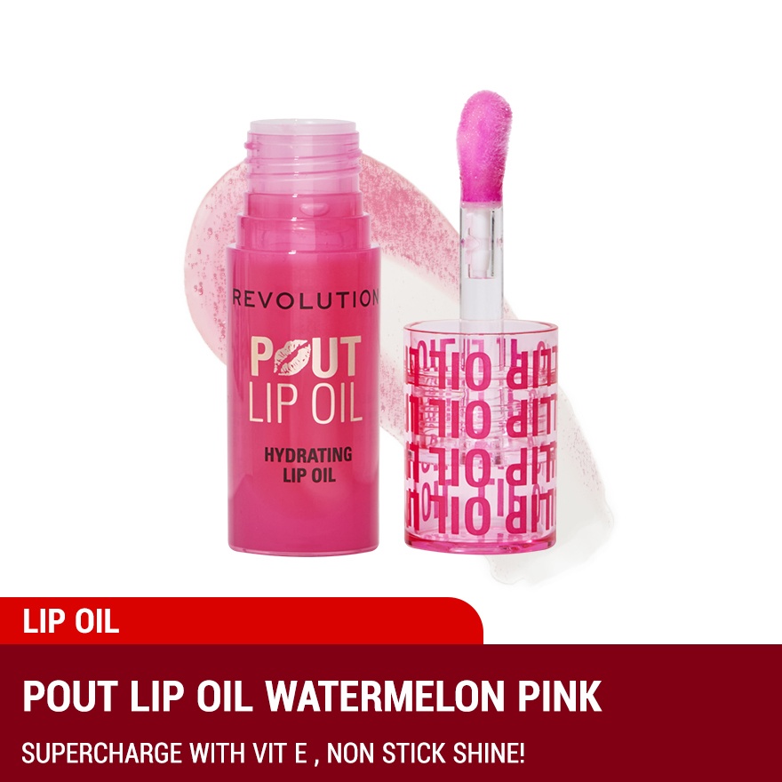 Pout Lip Oil Watermelon Pink image