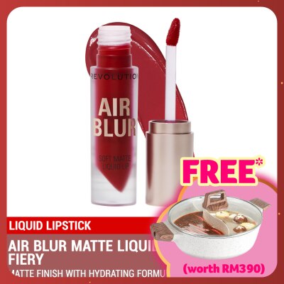REVOLUTION Air Blur Matte Liquid Lipstick Fiery
