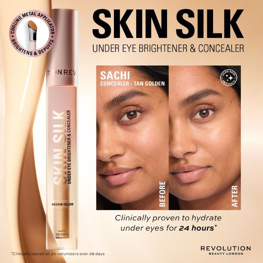 Skin Silk Under Eye Brightener & Concealer Tan