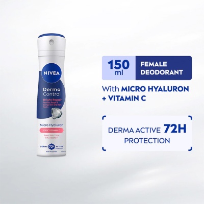 NIVEA - Female Deodorant Derma Control Bright Repair Spray 150ml