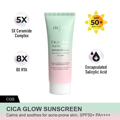 IN2IT Cica Glow Sun Screen SPF50 1s
