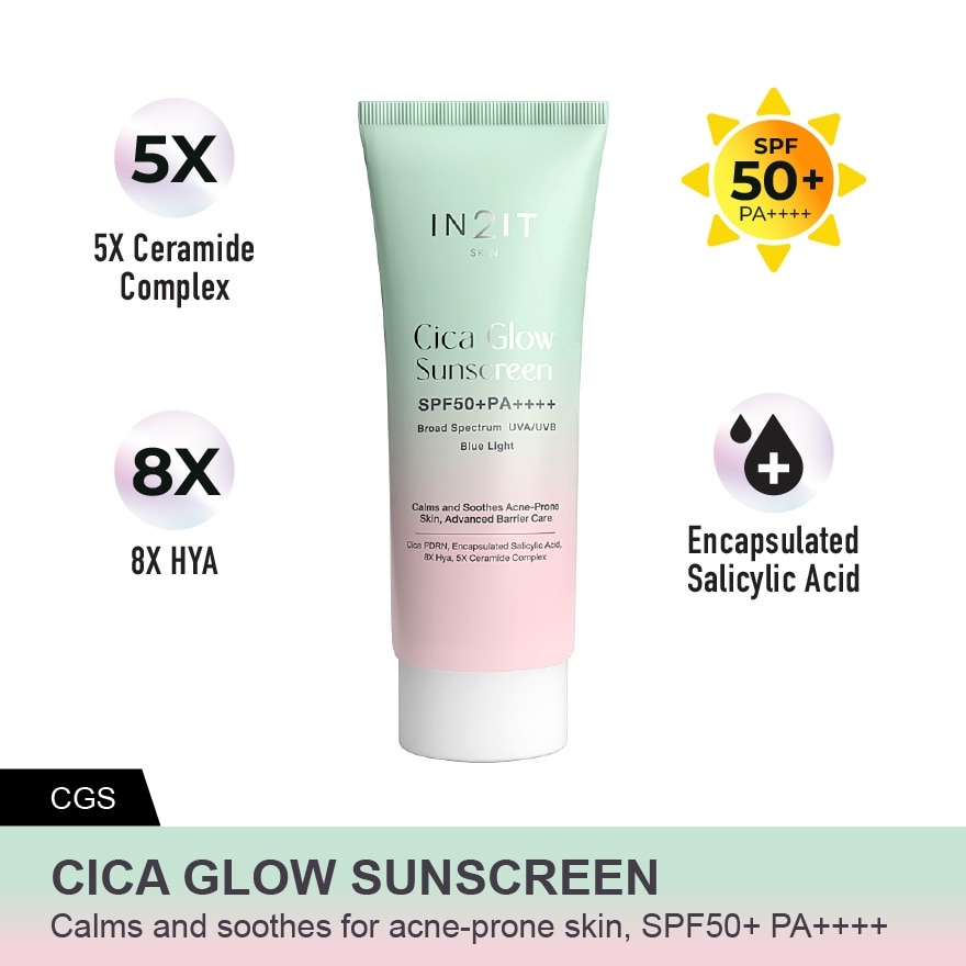 Cica Glow Sun Screen SPF50 1s