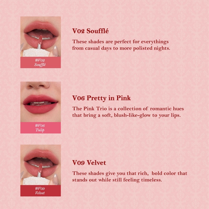 Strawberry Cupid Collection Cake Lip Cream V09 Velvet