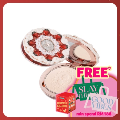 FLOWER KNOWS Strawberry Cupid Collection Pressed Powder 02 Ivory Beige