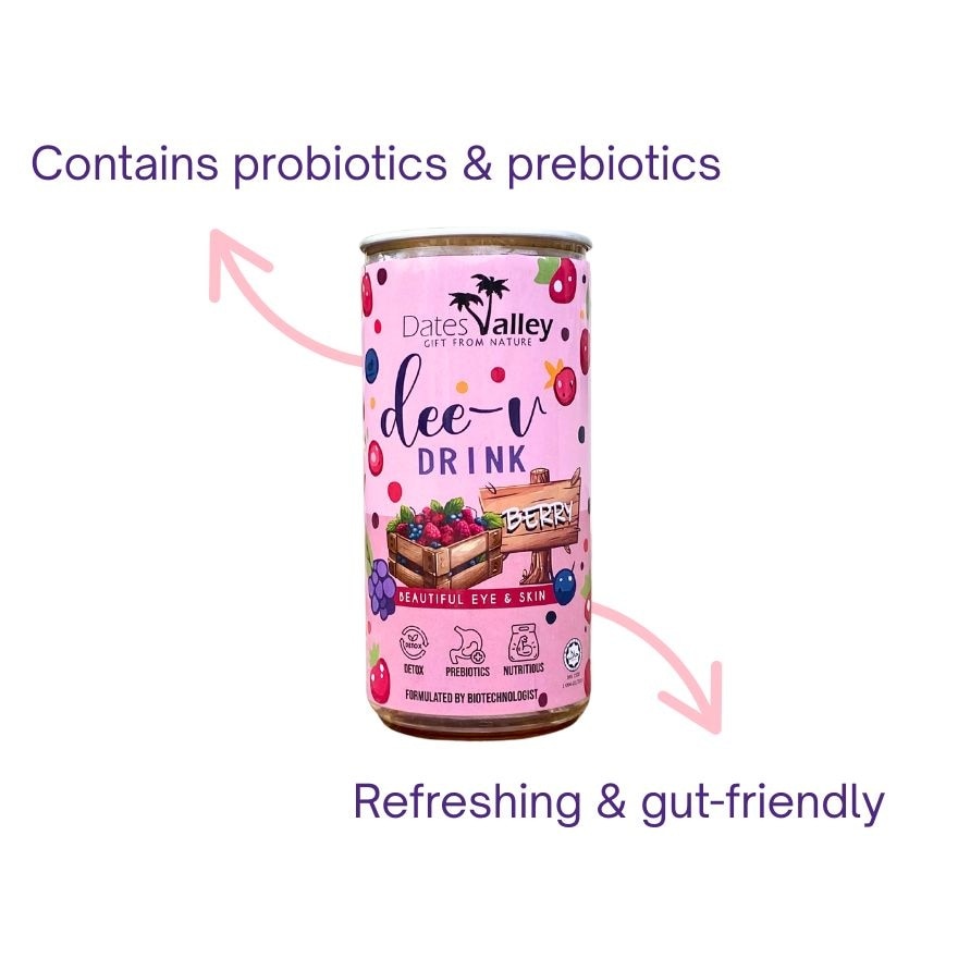 Berry Prebiotic & Botanical Drink (Less Sweet)