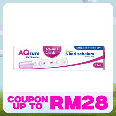 AQsure Advance Check Pregnancy Test 1s