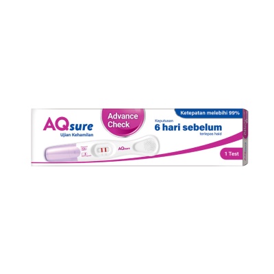 AQsure Advance Check Pregnancy Test 1s  [EXP: MAY 2027]