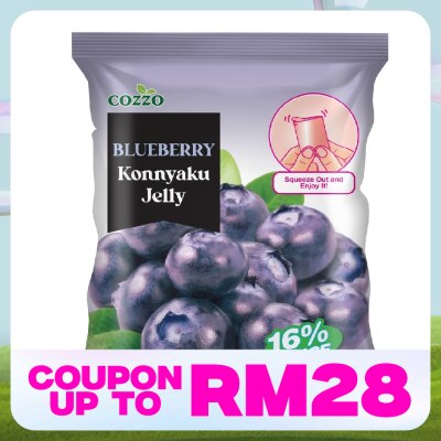 COZZO KONNYAKU Jushida Konnyaku Jelly Blueberry Flavor 160g