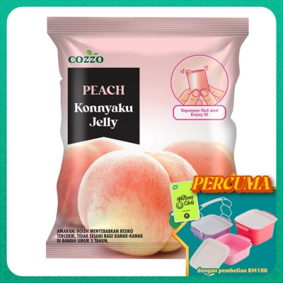 COZZO KONNYAKU - Jushida Konnyaku Jelly - Peach 160g