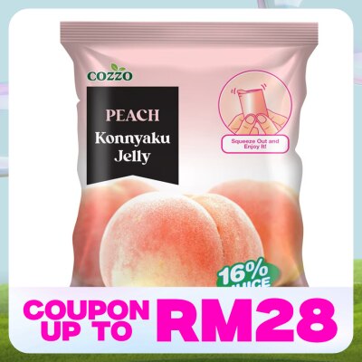 COZZO KONNYAKU Jushida Konnyaku Jelly - Peach 160g