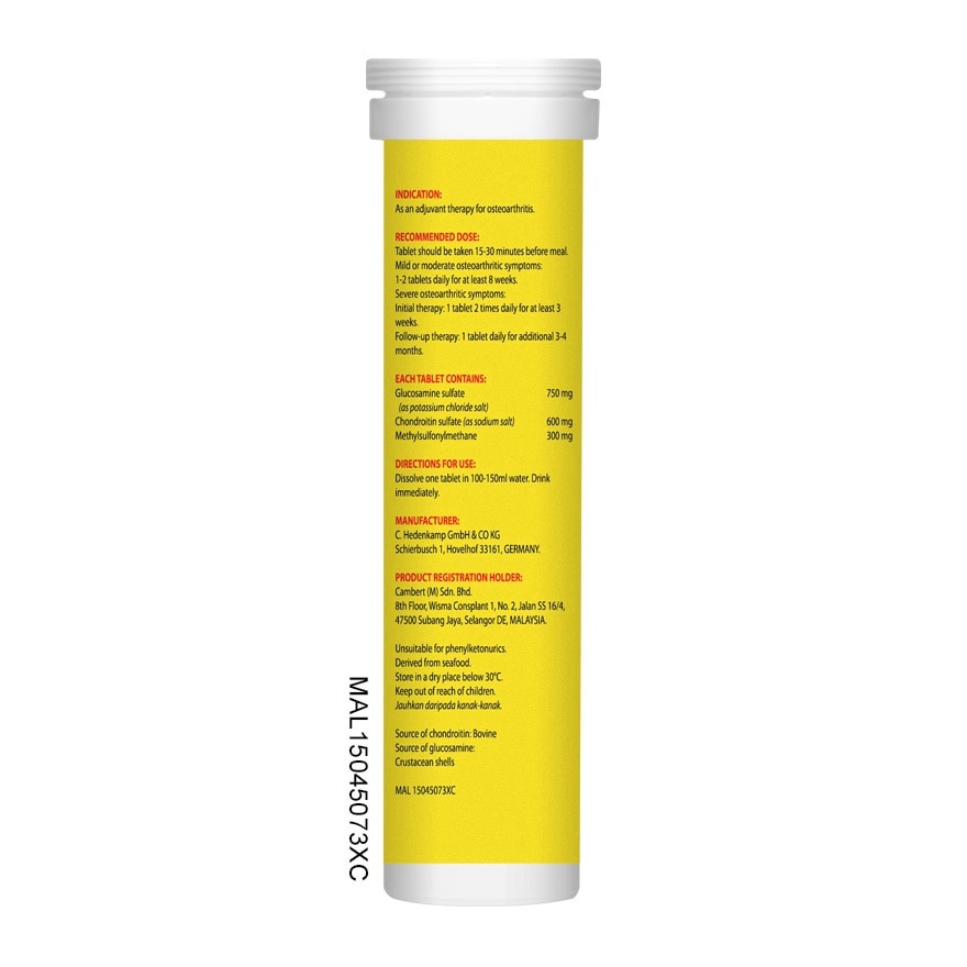 Glucosamine+Chondroitin+MSM Effervescent Tablet 1x15s (*MAL Item)