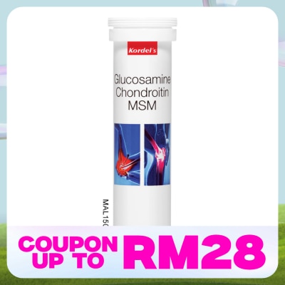 KORDEL'S Glucosamine+Chondroitin+MSM Effervescent Tablet 1x15s (*MAL Item)