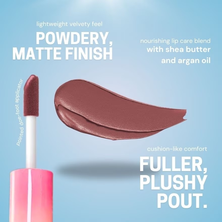 Powder Plush Lip Matte Dusty Rosewood 5ml