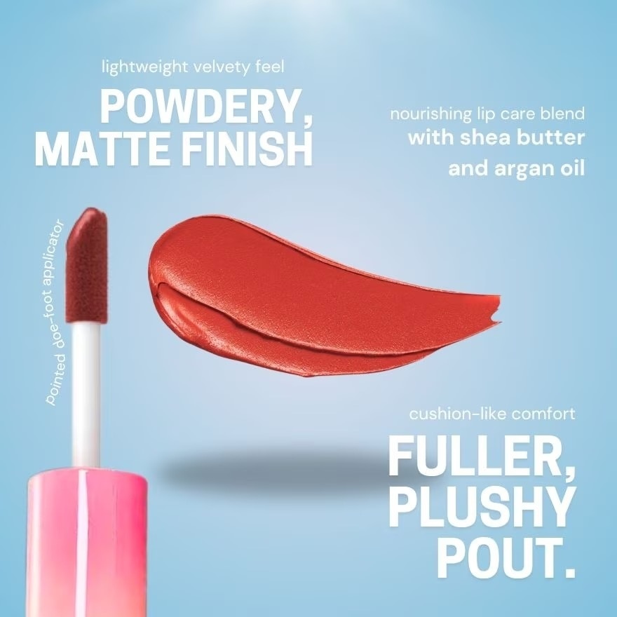 Powder Plush Lip Matte Rosy Coral 5ml