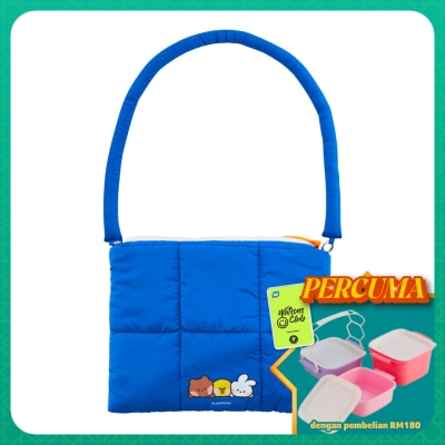 LINE FRIENDS - Puffy Bag Blue 1s