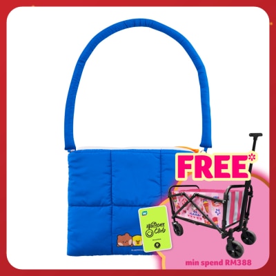 LINE FRIENDS Puffy Bag Blue 1s