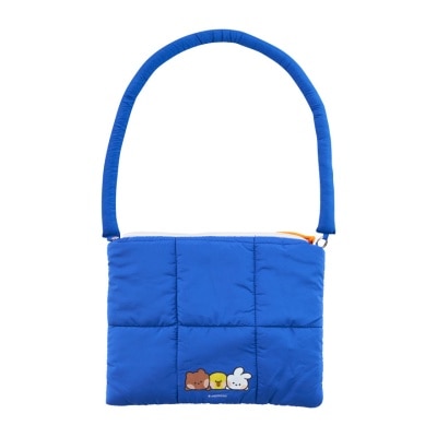 LINE FRIENDS Puffy Bag Blue 1s
