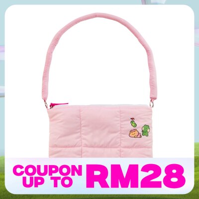 LINE FRIENDS Puffy Bag Pink 1s