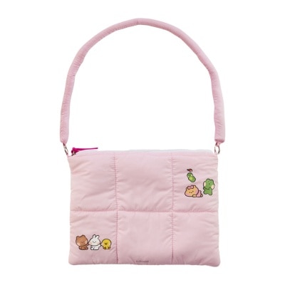 LINE FRIENDS Puffy Bag Pink 1s