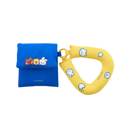 LINE FRIENDS - Mini Puff Pouch Yellow 1s