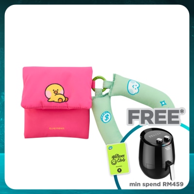 LINE FRIENDS Mini Puff Pouch Green 1s