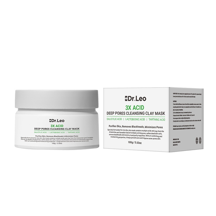 3X Acid Deep Pores Cleansing Clay Mask 100g