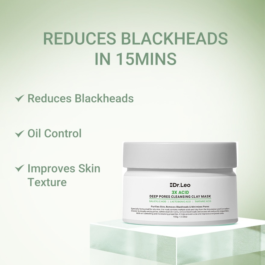 3X Acid Deep Pores Cleansing Clay Mask 100g