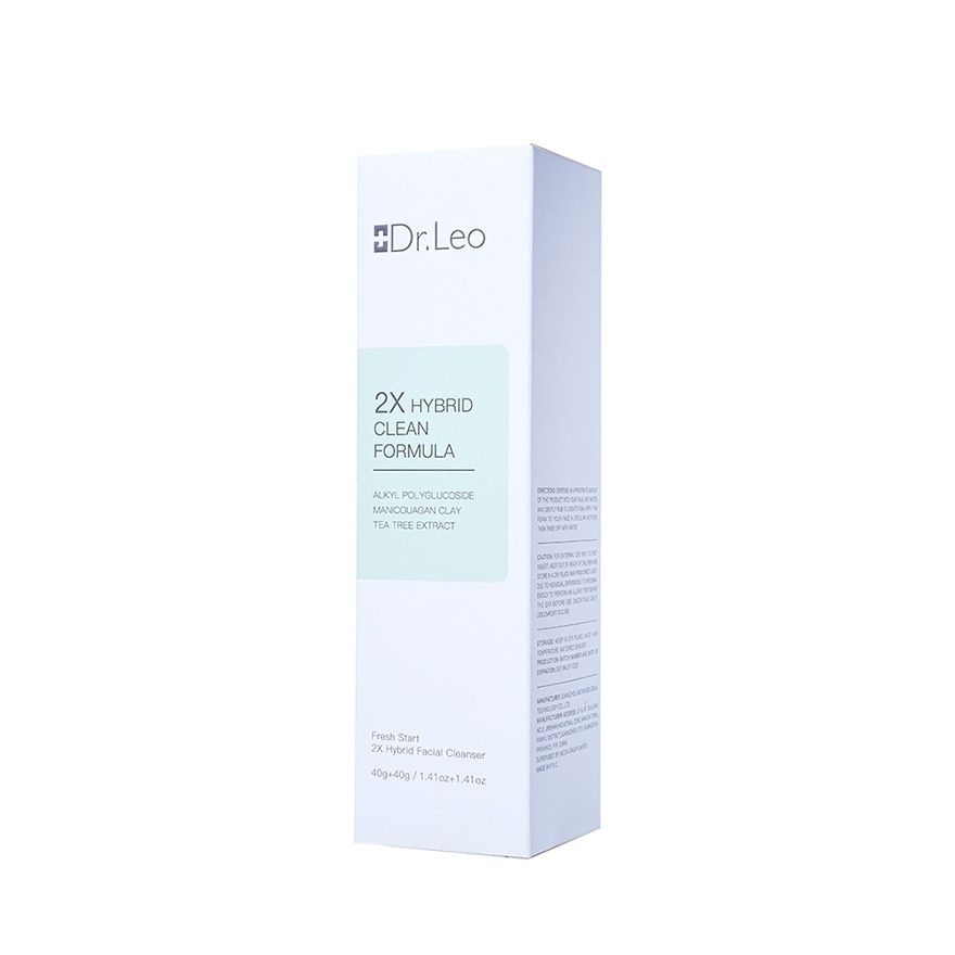 Fresh Start 2X Hybrid Facial Cleanser 40g + 40g